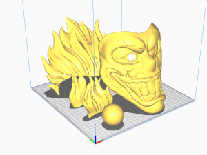 Sweet Tooth Twisted Metal Mask With Hair High Quality 3D Print Model
