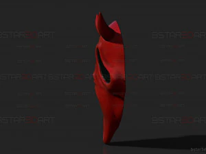 Demon Ghost Face Mask from Dead by Daylight - Halloween Cosplay 3D Print Model