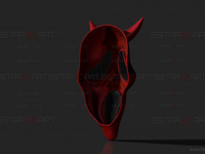 Demon Ghost Face Mask from Dead by Daylight - Halloween Cosplay Modelo de impresión 3D