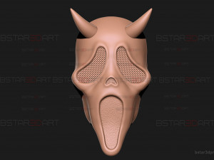 Demon Ghost Face Mask from Dead by Daylight - Halloween Cosplay Modelo de impresión 3D