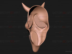 Demon Ghost Face Mask from Dead by Daylight - Halloween Cosplay 3D Print Model