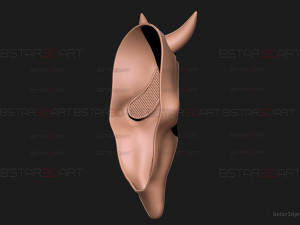 Demon Ghost Face Mask from Dead by Daylight - Halloween Cosplay Modelo de impresión 3D