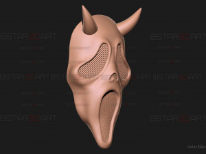 Demon Ghost Face Mask from Dead by Daylight - Halloween Cosplay Modelo de impresión 3D