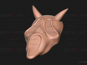 Demon Ghost Face Mask from Dead by Daylight - Halloween Cosplay Modelo de impresión 3D