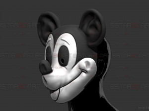 Mickey Mouse Trap Mask - Halloween Cosplay Modello di stampa 3D