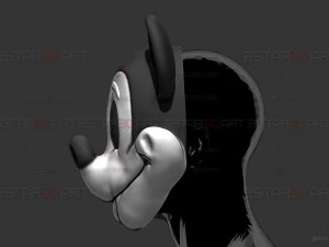 Mickey Mouse Trap Mask - Halloween Cosplay 3D Print Model