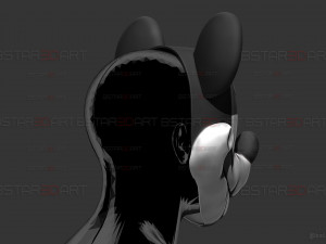 Mickey Mouse Trap Mask - Halloween Cosplay Modello di stampa 3D