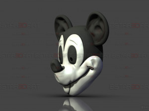 Mickey Mouse Trap Mask - Halloween Cosplay Modello di stampa 3D