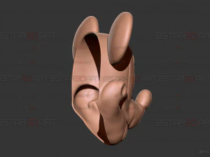 Mickey Mouse Trap Mask - Halloween Cosplay 3D Print Model