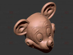 Mickey Mouse Trap Mask - Halloween Cosplay 3D Print Model