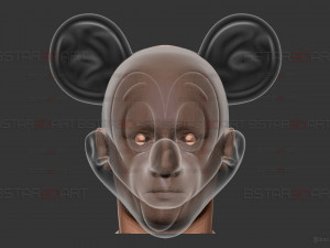 Mickey Mouse Trap Mask - Halloween Cosplay Modello di stampa 3D