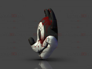 Mickey Mouse Trap Mask - Damaged Version - Halloween Cosplay Modello di stampa 3D