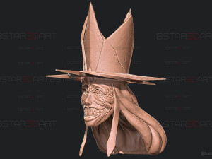 Statue Of God Helmet- Solo Leveling Cosplay 3Dプリントモデル