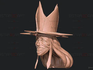 Statue Of God Helmet- Solo Leveling Cosplay 3D Print Model