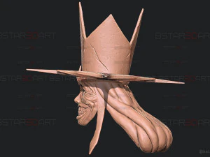 Statue Of God Helmet- Solo Leveling Cosplay 3D Print Model