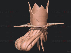 Statue Of God Helmet- Solo Leveling Cosplay 3Dプリントモデル