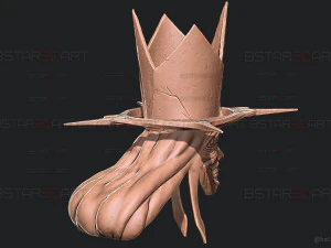 Statue Of God Helmet- Solo Leveling Cosplay 3D Print Model