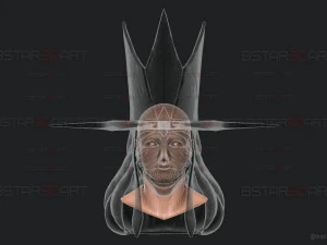 Statue Of God Helmet- Solo Leveling Cosplay 3D Print Model