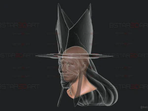 Statue Of God Helmet- Solo Leveling Cosplay 3D Print Model