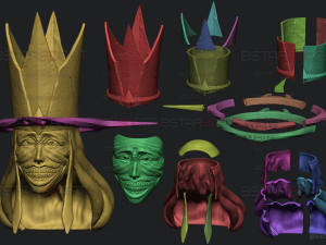 Statue Of God Helmet- Solo Leveling Cosplay 3Dプリントモデル