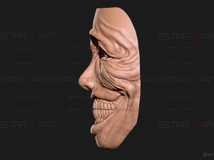 Statue Of God Mask- Solo Leveling Cosplay 3Dプリントモデル