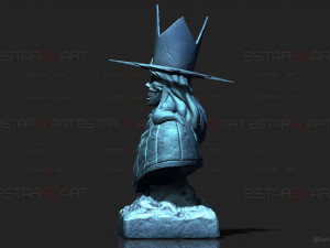 Statue of God - Solo Leveling Bust Model Cetak 3D