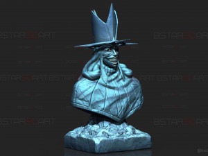 Statue of God - Solo Leveling Bust Model Cetak 3D