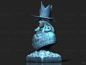 Statue of God - Solo Leveling Bust Model Cetak 3D