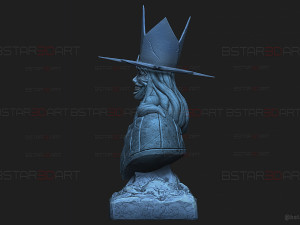 Statue of God - Solo Leveling Bust Model Cetak 3D