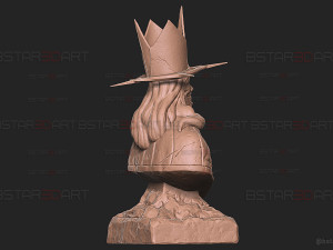Statue of God - Solo Leveling Bust Model Cetak 3D