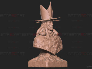 Statue of God - Solo Leveling Bust Model Cetak 3D