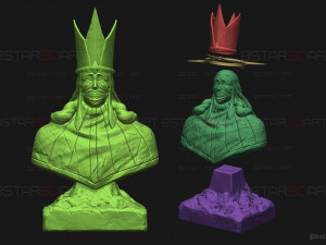 Statue of God - Solo Leveling Bust Model Cetak 3D