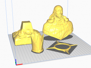 Statue of God - Solo Leveling Bust Model Cetak 3D