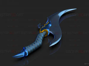 Baruka Dagger High Quality - Solo Leveling Cosplay 3D Print Model