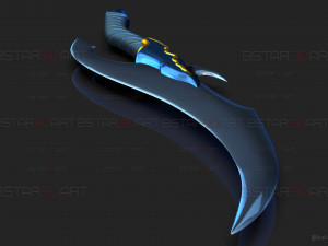 Baruka Dagger High Quality - Solo Leveling Cosplay 3D-Druckmodell