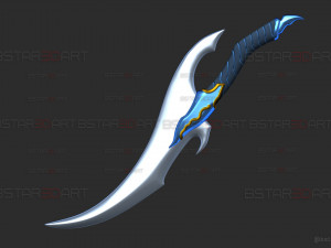 Baruka Dagger High Quality - Solo Leveling Cosplay 3D-Druckmodell
