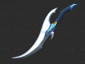 Baruka Dagger High Quality - Solo Leveling Cosplay 3D Print Model