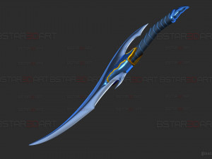 Baruka Dagger High Quality - Solo Leveling Cosplay 3D-Druckmodell