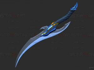 Baruka Dagger High Quality - Solo Leveling Cosplay 3D Print Model