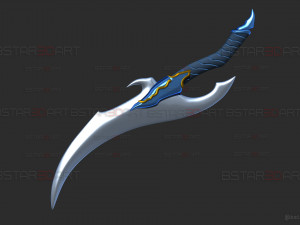 Baruka Dagger High Quality - Solo Leveling Cosplay 3D-Druckmodell