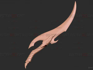 Baruka Dagger High Quality - Solo Leveling Cosplay 3D Print Model
