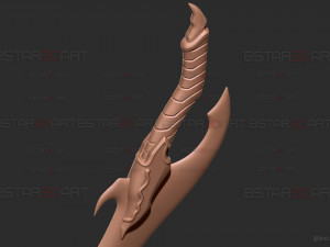 Baruka Dagger High Quality - Solo Leveling Cosplay 3D-Druckmodell