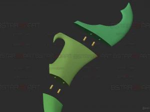 Baruka Dagger High Quality - Solo Leveling Cosplay 3D Print Model