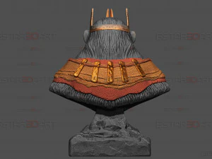 Kingdom of The Planet of The Apes Bust 3D Print Model