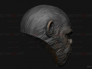 King Monkey Mask - Kingdom of The Planet of The Apes 3D-Druckmodell