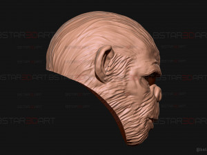 King Monkey Mask - Kingdom of The Planet of The Apes 3D-Druckmodell