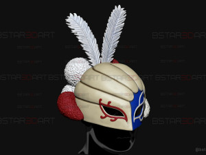 William Vengeance Mask - Black Clover Cosplay Modèles 3D en vedette