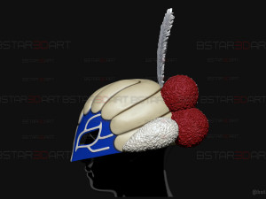 William Vengeance Mask - Black Clover Cosplay Modèles 3D en vedette