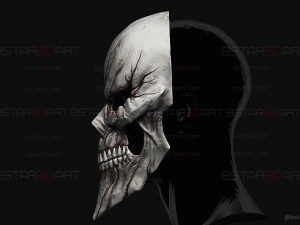 Ainz Ooal Gown Mask - OverLord Cosplay 3D Принт Модель