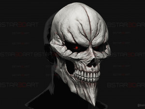 Ainz Ooal Gown Mask - OverLord Cosplay 3D Принт Модель